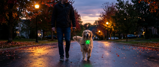 Promener son chien en toute sécurité la nuit : Guide complet de visibilité