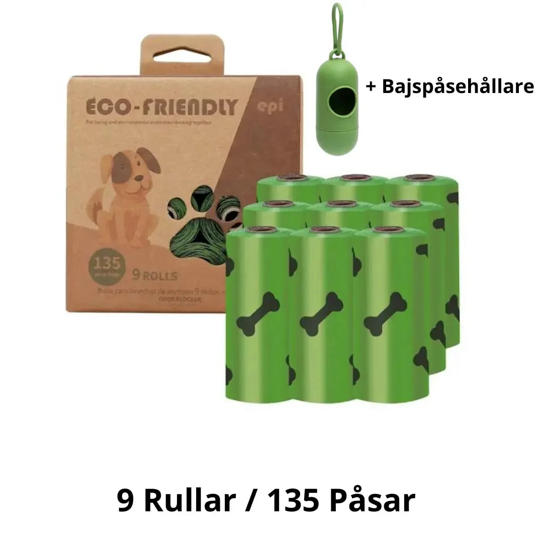 Biodegradable Poo Bags with Holder - Petifo