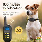 Anti-bark Collar DuoControl 100 levels of vibration – adjust the strength to your dog's needs Petifo