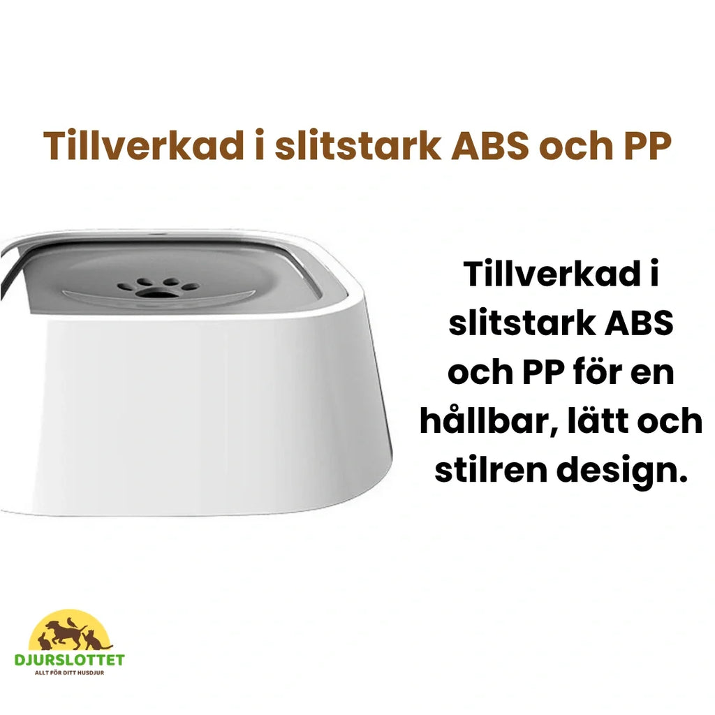 Anti-Spill Water Bowl Made from durable ABS and PP - Petifo