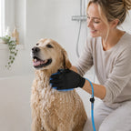 AquaGroomer Shower Glove with water connection Universal Use - Petifo