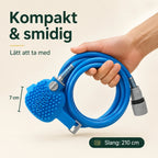 AquaGroomer Shower Glove with water connection size - Petifo