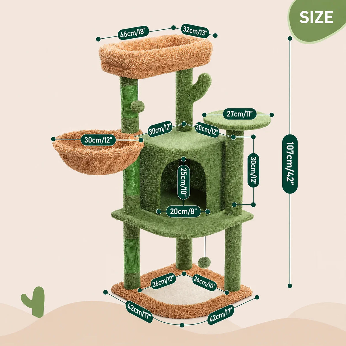 Cactus Cat Tree - Petifo