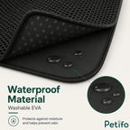Close-up of waterproof washable EVA inner layer protecting floors against urine and moisture