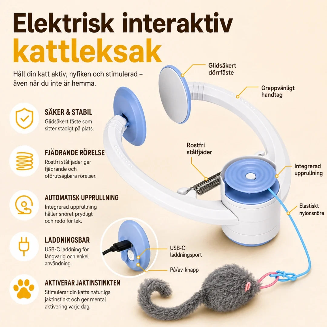 Felineo MouseHunt Cat Toy rechargeable - Petifo