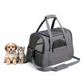 Flight-Approved Carrier Bag grey product image - Petifo