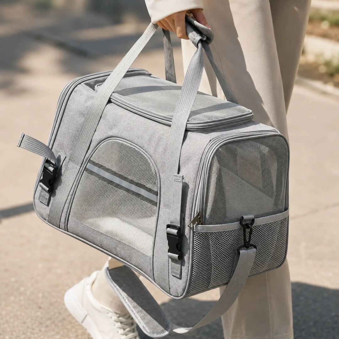 Flight-Approved Carrier Bag all colours grey blue pink - Petifo