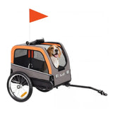Remorque à vélo spacieuse pour chien PawHut