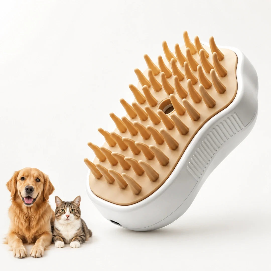 FurFresh steam brush for pets Petifo