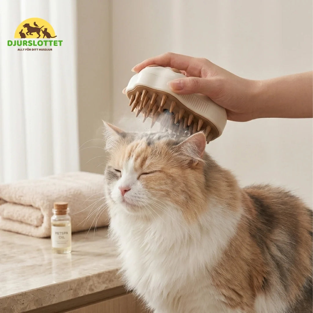 FurFresh steam brush for pets Gentle brush for easy coat care - Petifo