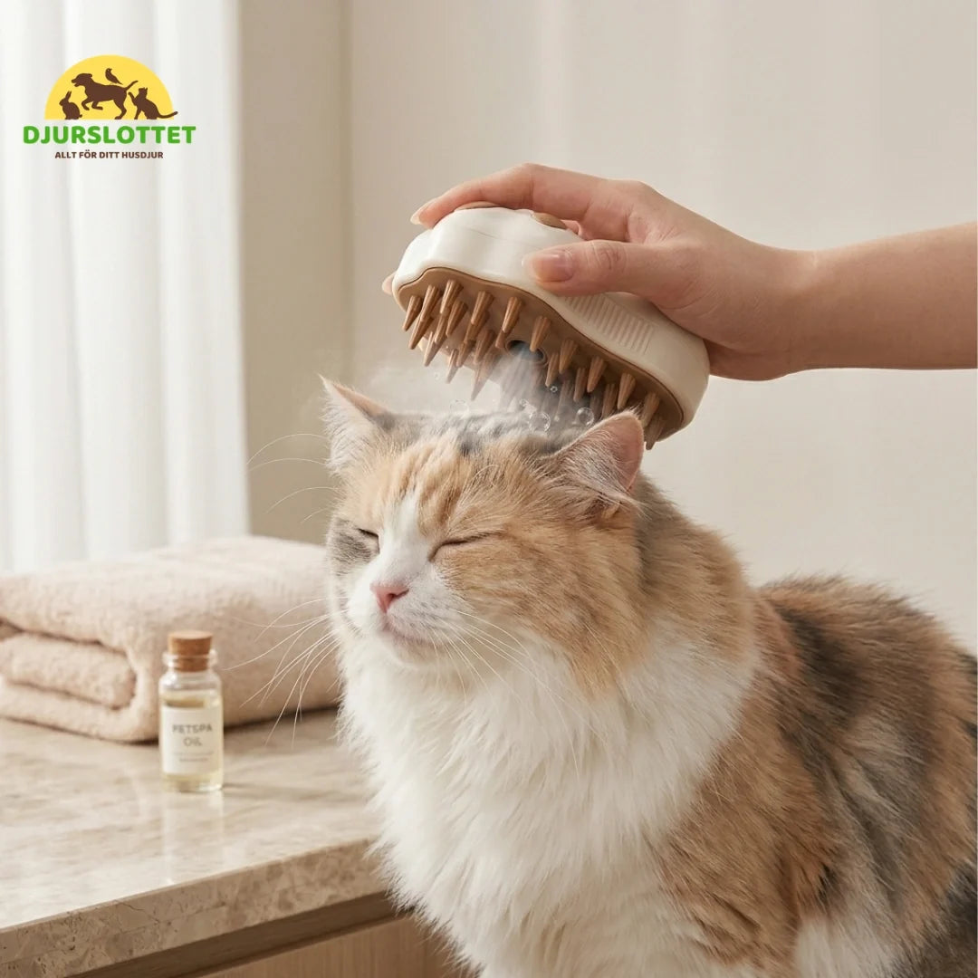 FurFresh steam brush for pets Gentle brush for easy coat care - Petifo