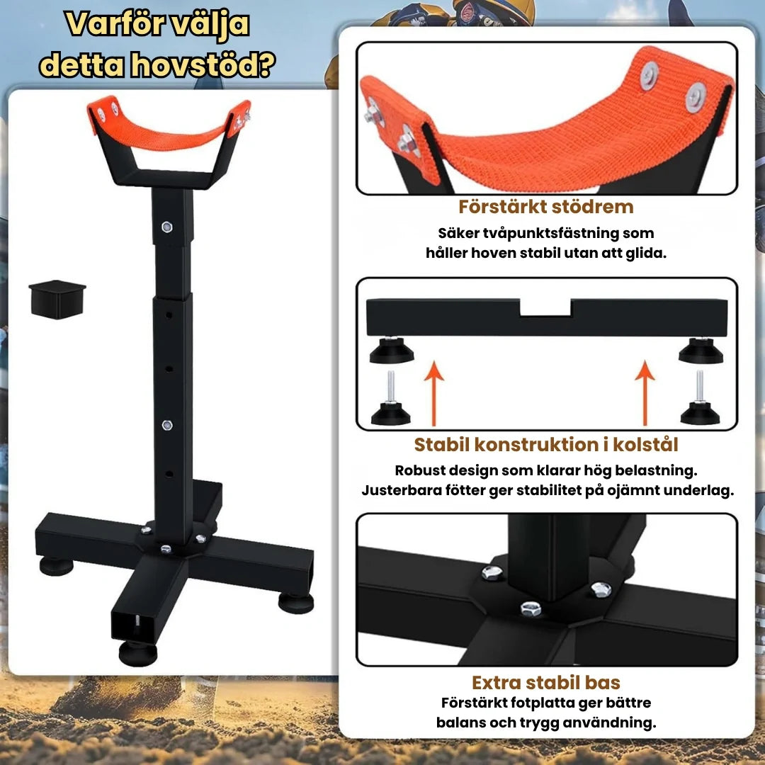 Adjustable Hoof Stand for horse Why choose this hoof stand? - Petifo