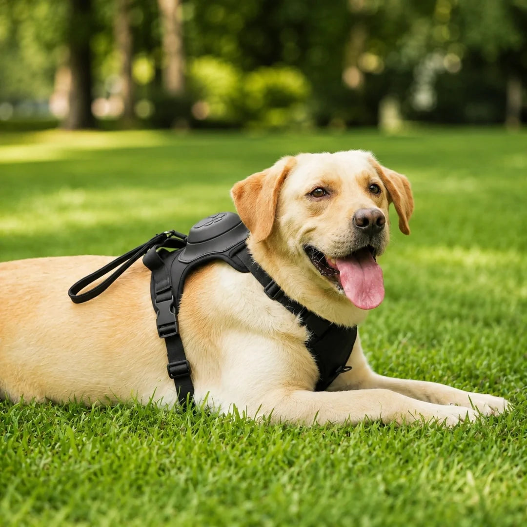 Dog harness with built-in retractable lead Petifo