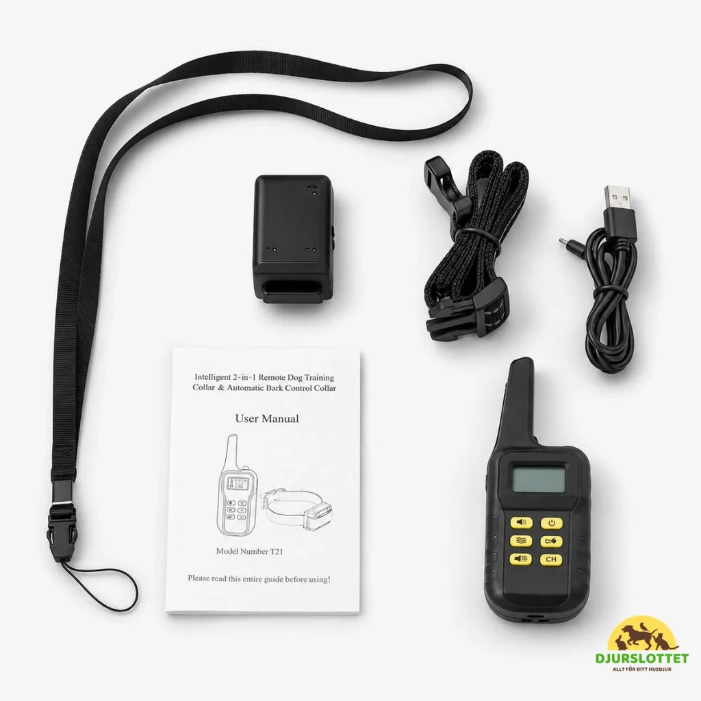 Included items Anti-bark Collar DuoControl Petifo