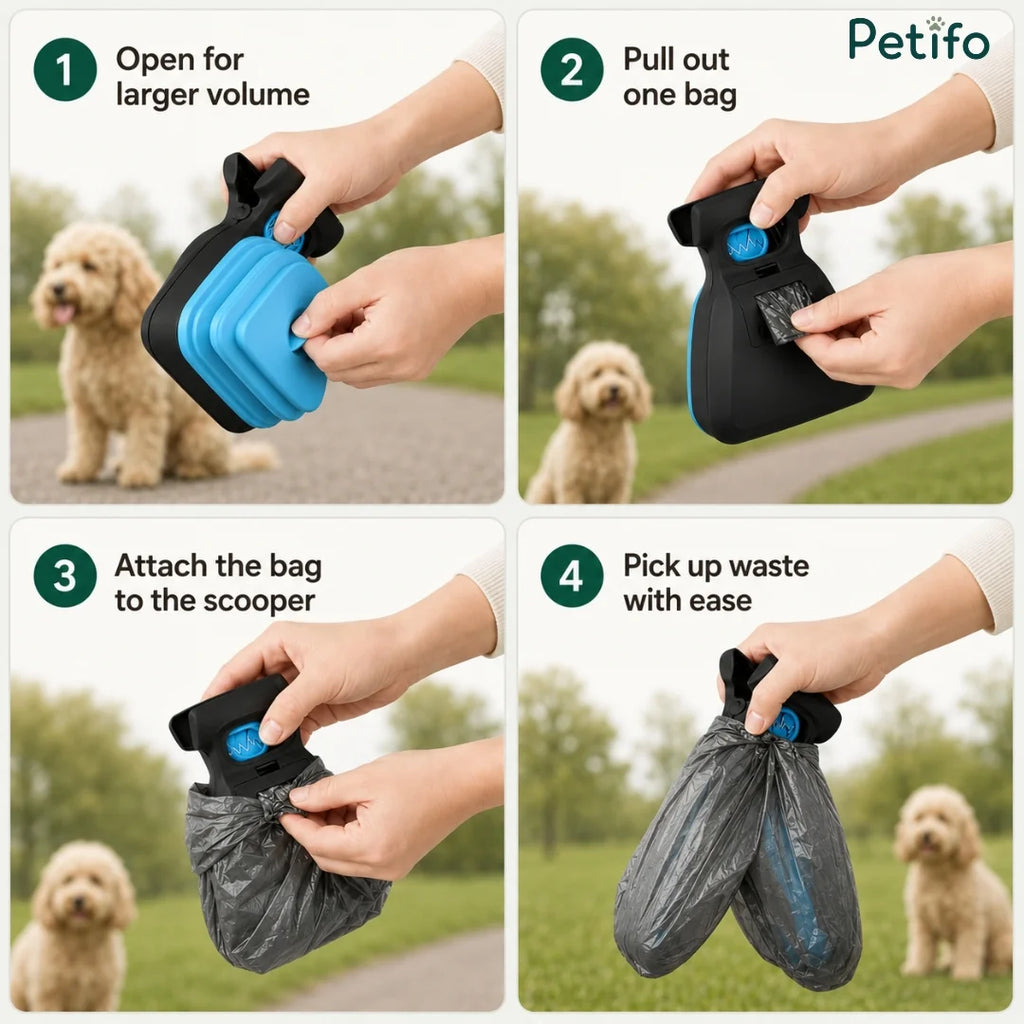 A four-step visual instruction guide