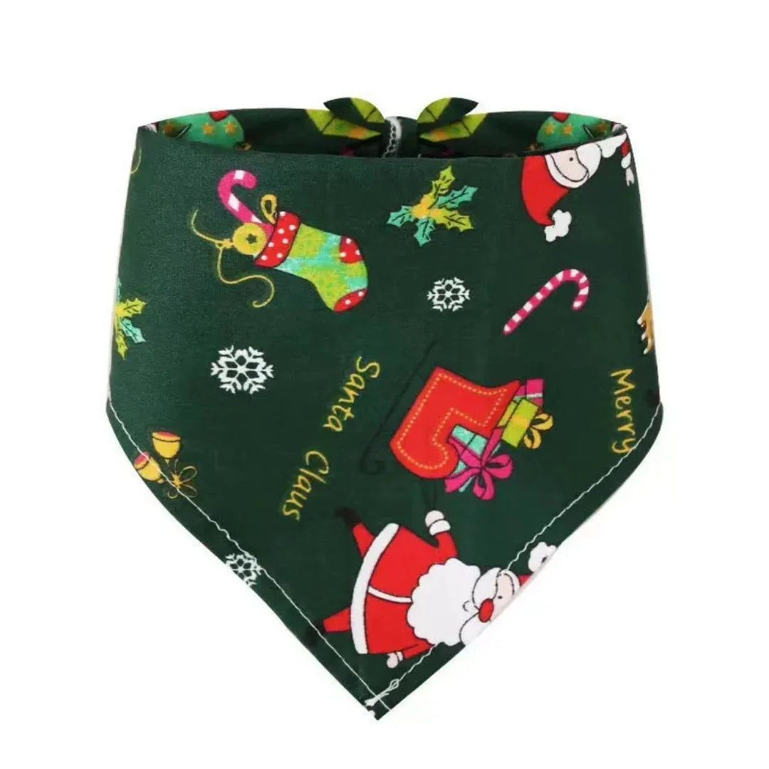 Christmas Bandana for Dogs Green - Petifo