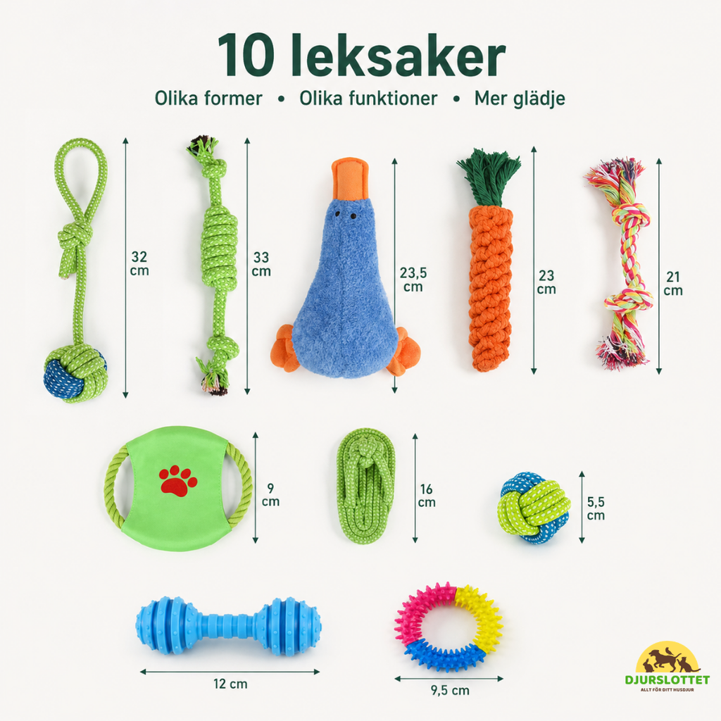 Tug toys 10 pack size - Petifo