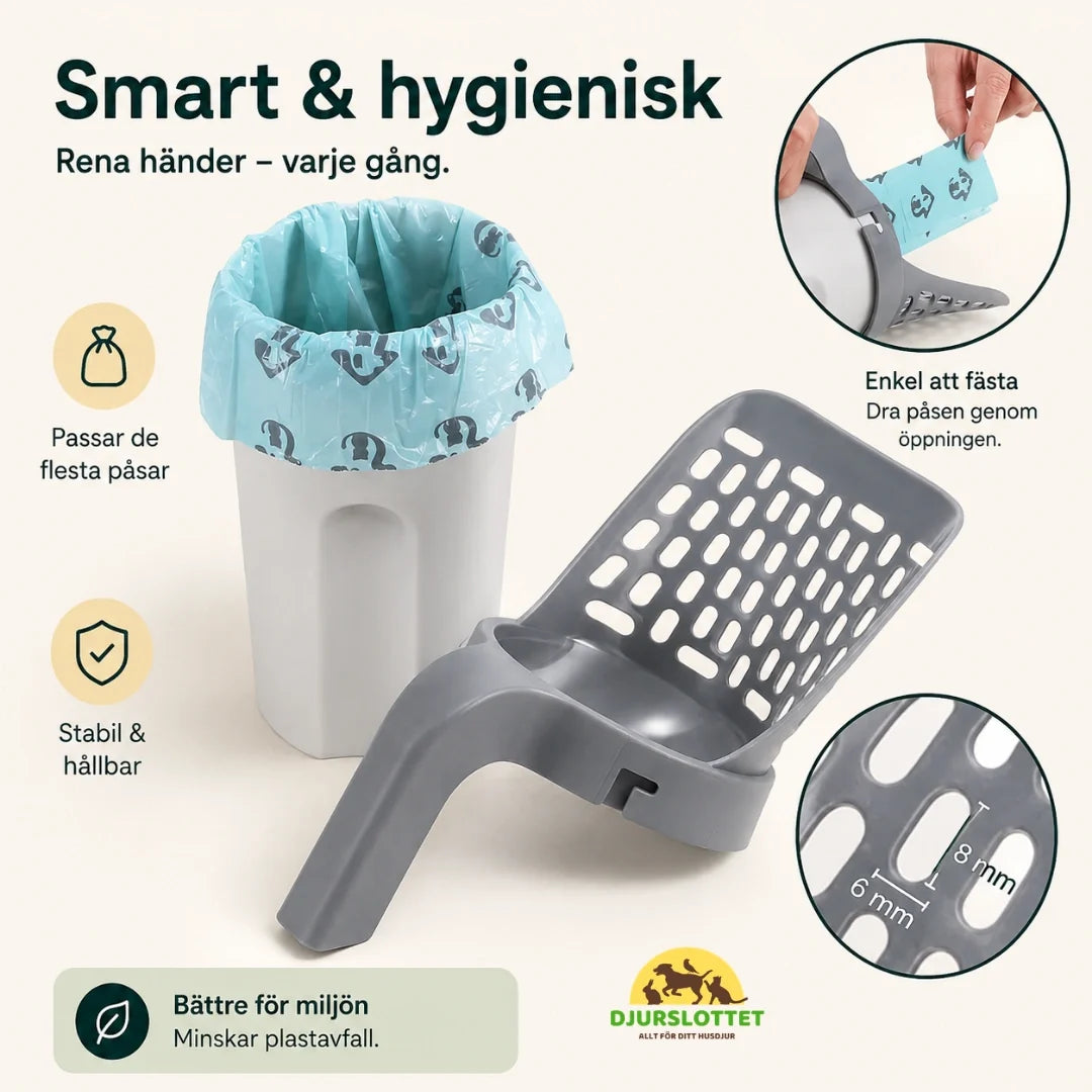Cat Litter Scoop with Holder smart & hygienic - Petifo