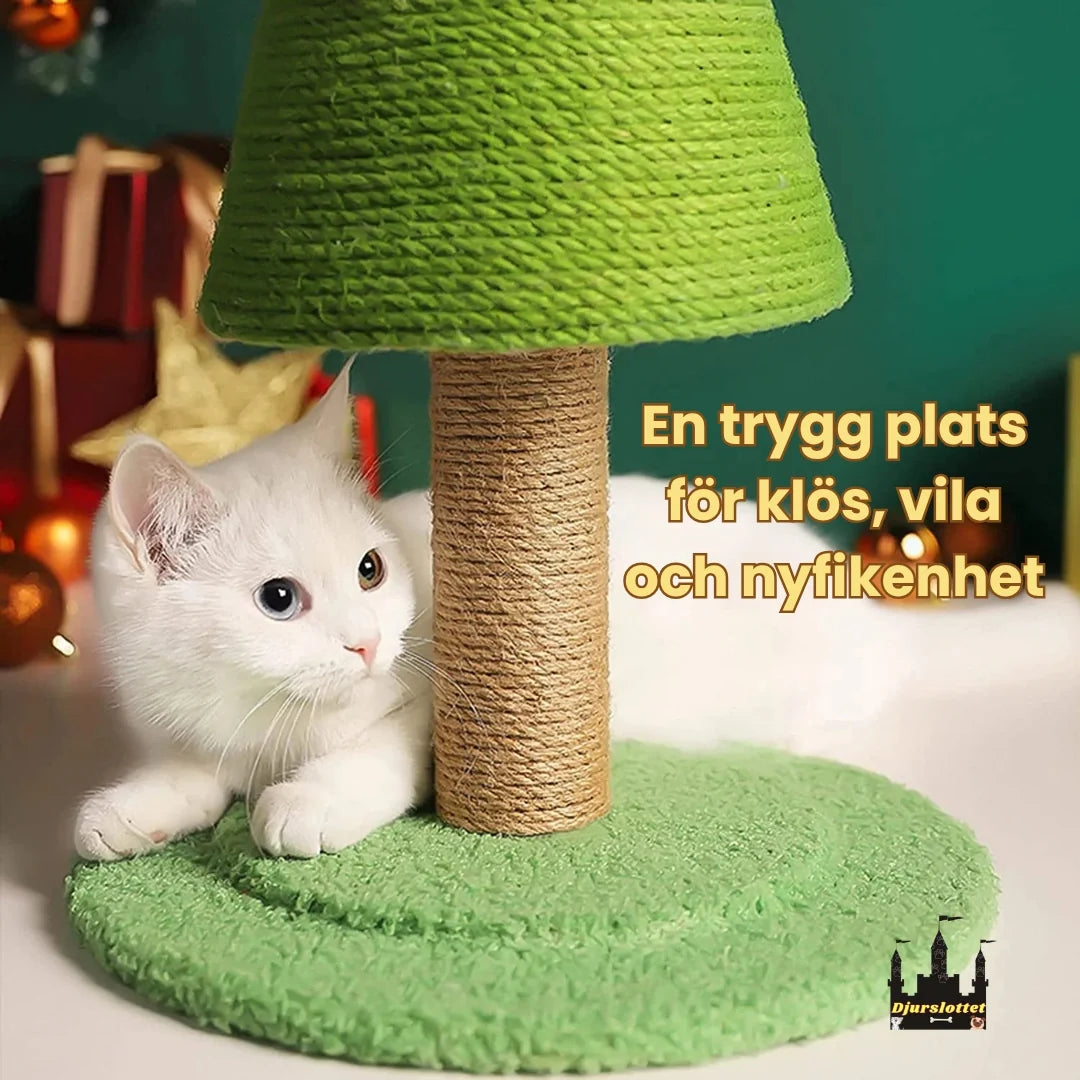 Scratching Post Christmas Tree for cat A safe place for scratching, rest and curiosity - Petifo
