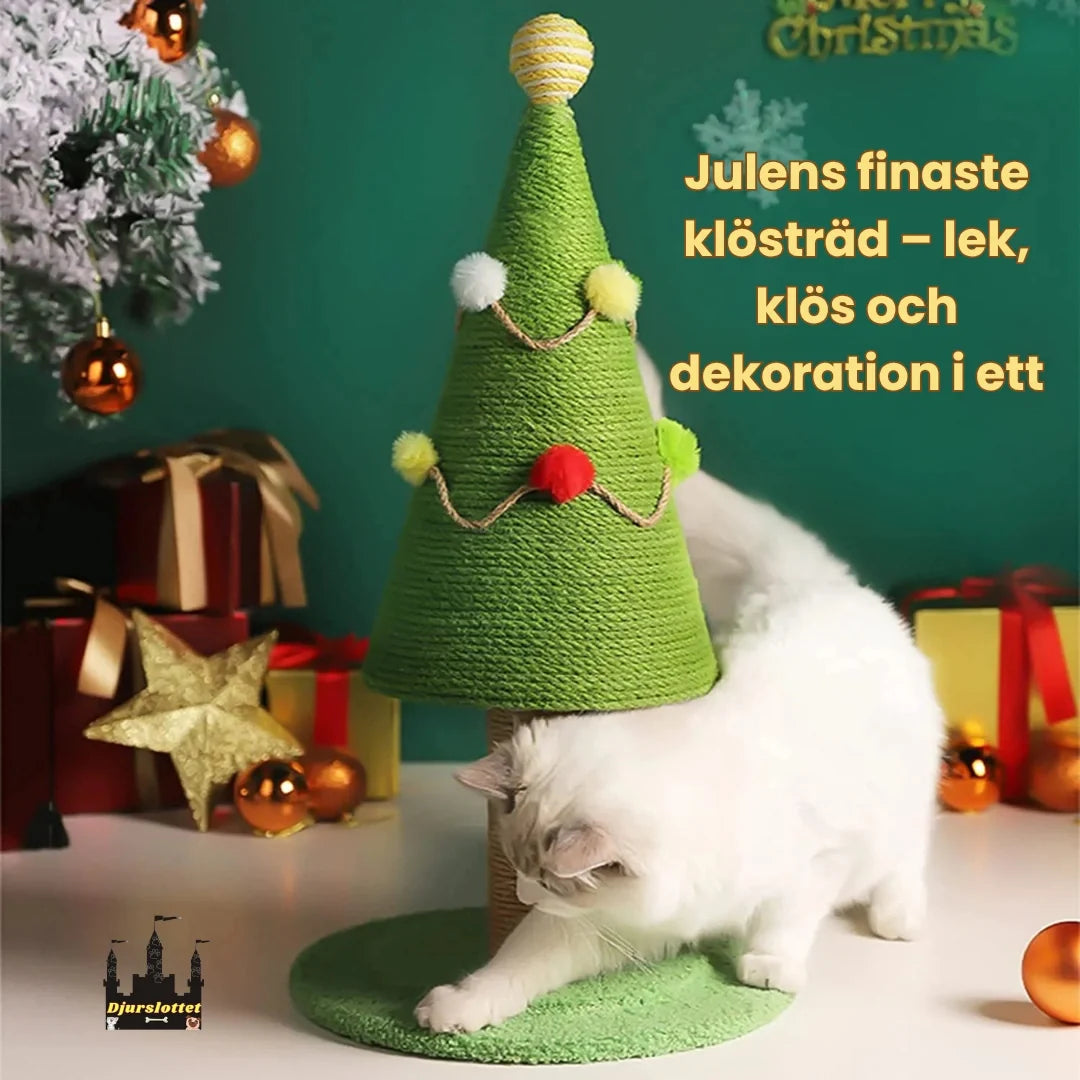 Scratching Post Christmas Tree for cat Christmas' finest scratching post – play, scratch and decoration in one - Petifo