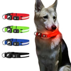 Glowing AirTag collar For dogs Colours - Petifo