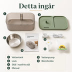 MealStream Water Fountain with Food Bowl what's included - Petifo