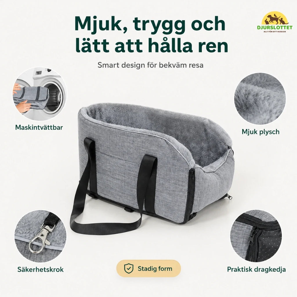 Soft Car Seat for Dogs and Cats plush -  Petifo