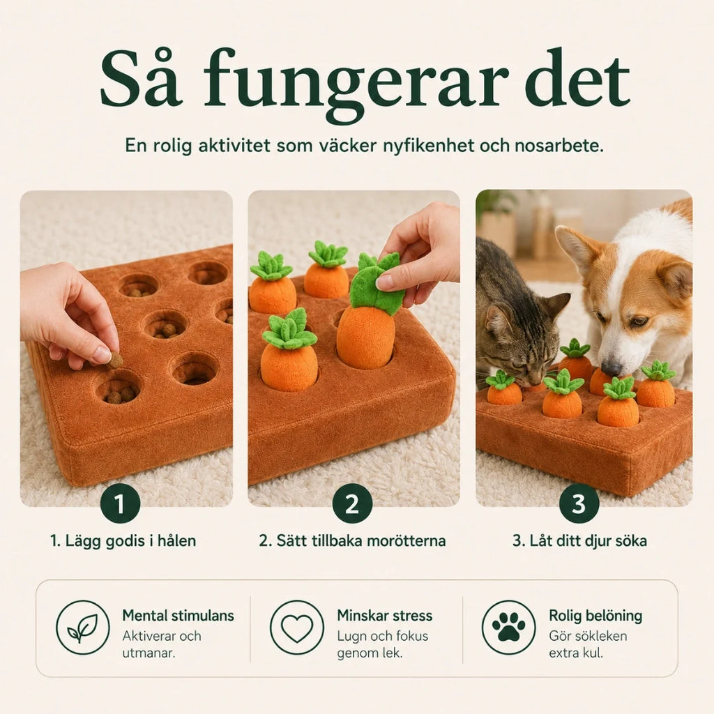 Carrot Snuffle Mat does it work - Petifo