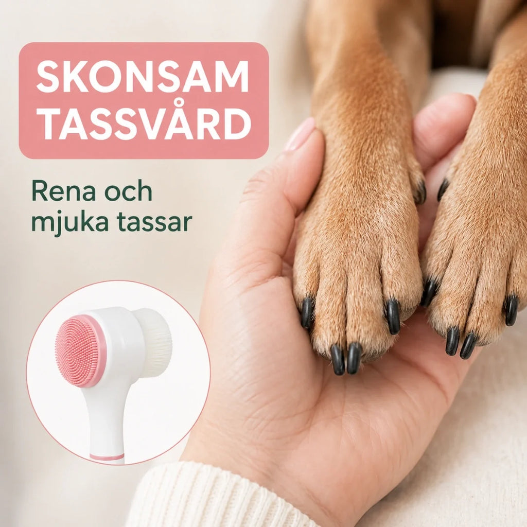 PawCare Paw Brush clean and soft paws - Petifo