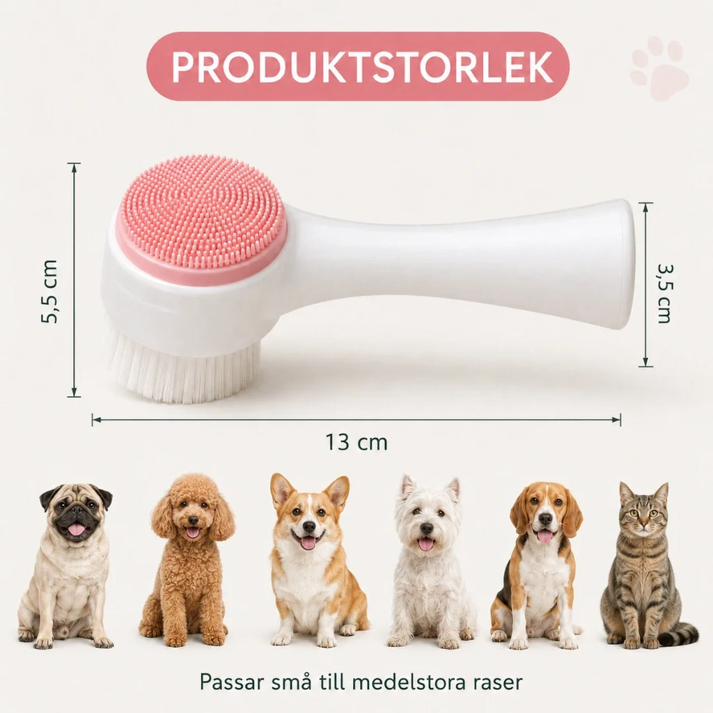 PawCare Paw Brush size - Petifo