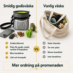 PawPocket Portable Treat Bag vs ordinary - Petifo