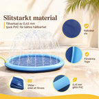 Pawsplash Sprinkler pool for dogs durable material  - Petifo