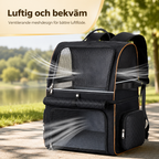 PetPacker Double Backpack airy mesh ventilation - Petifo