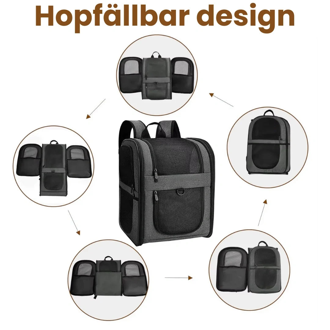 PetPacker Backpack Foldable design - Petifo