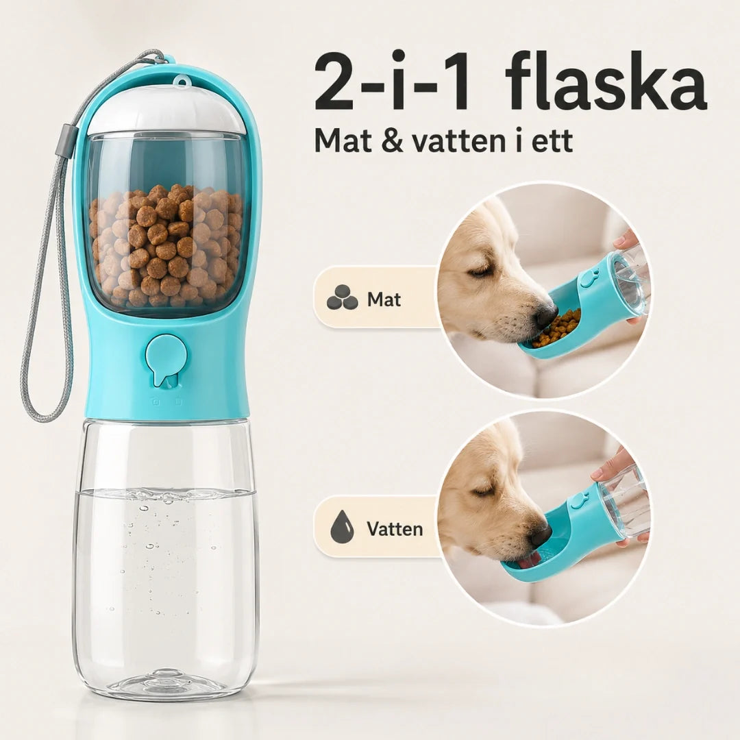 Portable nutrition 2-in-1 bottle - Petifo