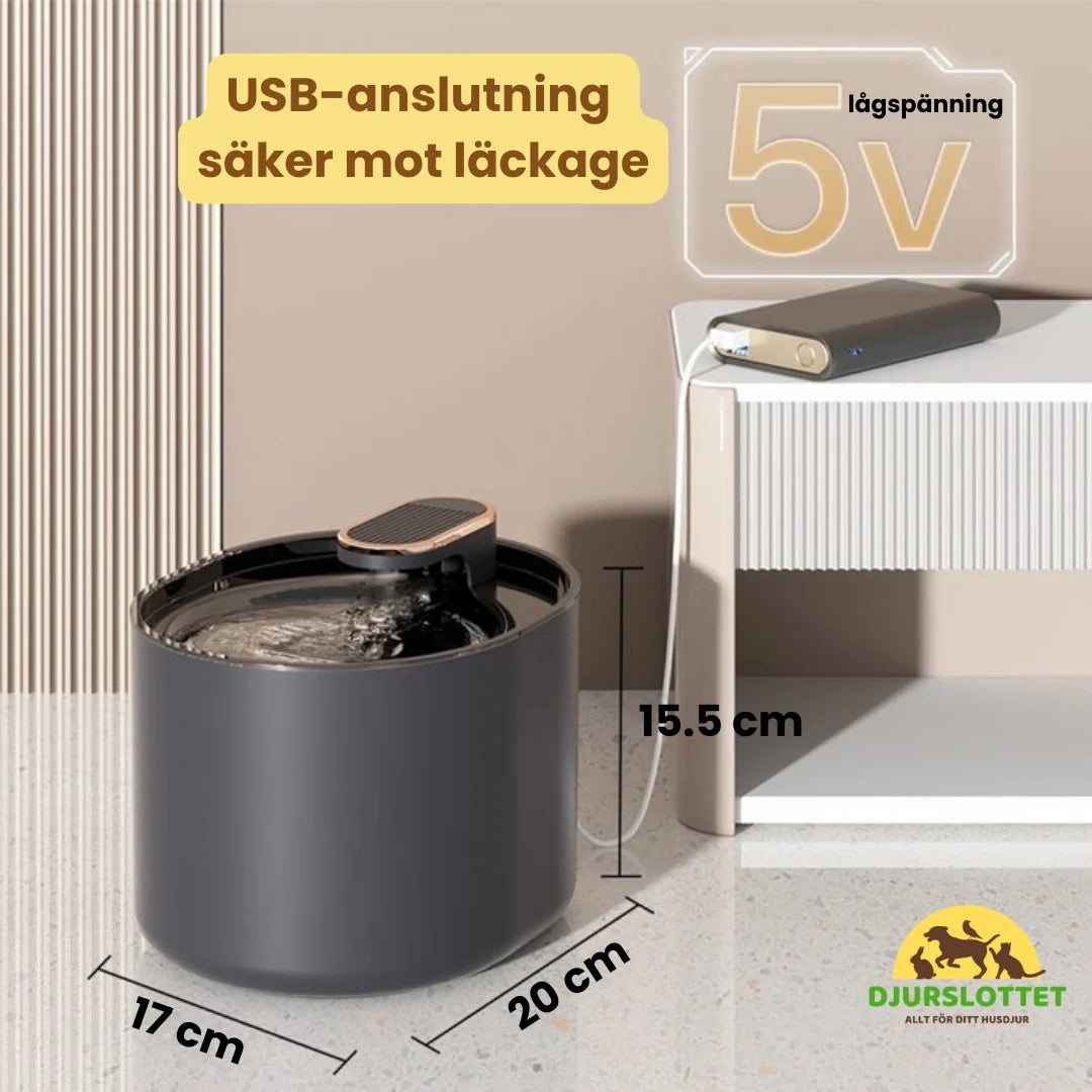 Product size of Dog Fountain - Petifo