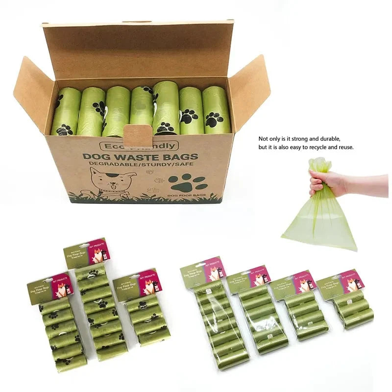 Biodegradable Poo Bags with Holder - Petifo