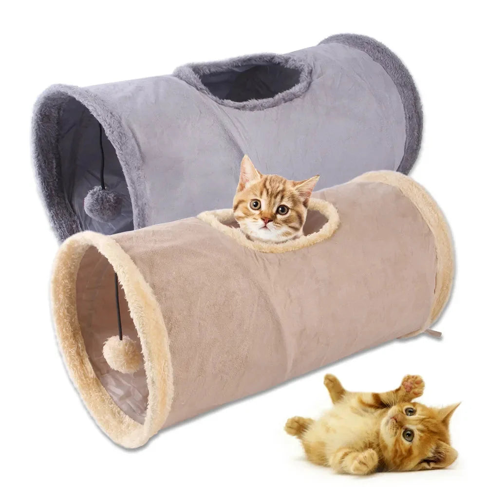 Foldable Cat Tunnel Mocca - Petifo
