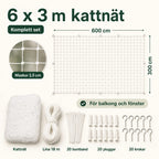 SafeGuard cat net size 6x3 metres - Petifo