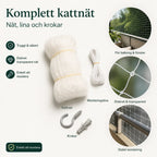 SafeGuard complete cat net with fixings - Petifo