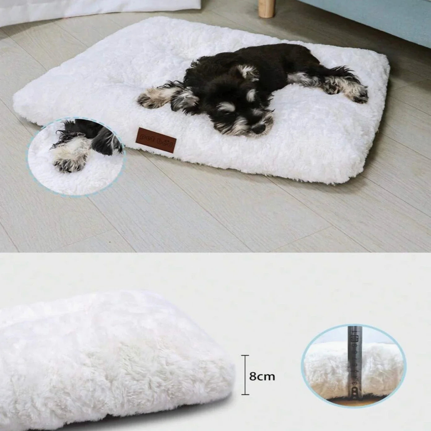 Fluffy Dog Bed, 
Washable Dog Bed, CozyCloud Fluffy pet bed - Petifo