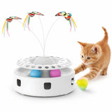 Jouet interactif Felineo 3-en-1 pour chats avec papillon