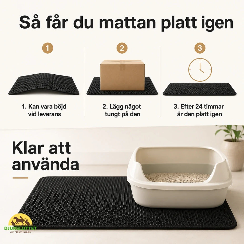 Large Litter Box Mat ready to use - Petifo