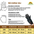 Size of Boodun Riding Gloves horse - Petifo