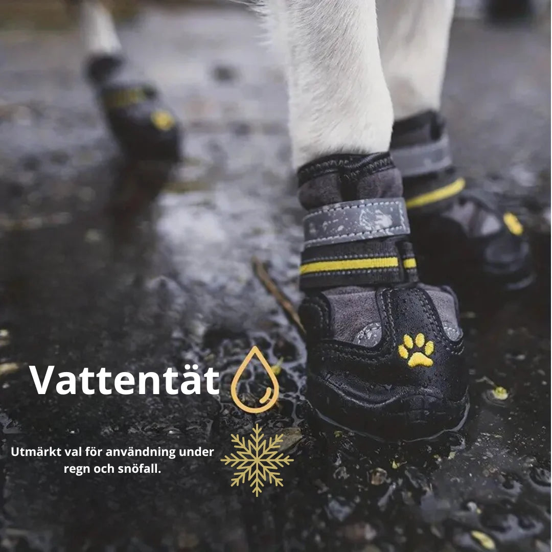 Winter Dog Shoes, 
Snow Dog Shoes, SnowGrip Waterproof Dog Shoes (Reflective) - Petifo
