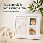 Paw Print Frame with Clay Kit paw print - Petifo