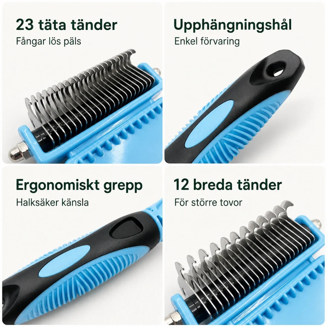 Deshedding Brush ergonomic - Petifo