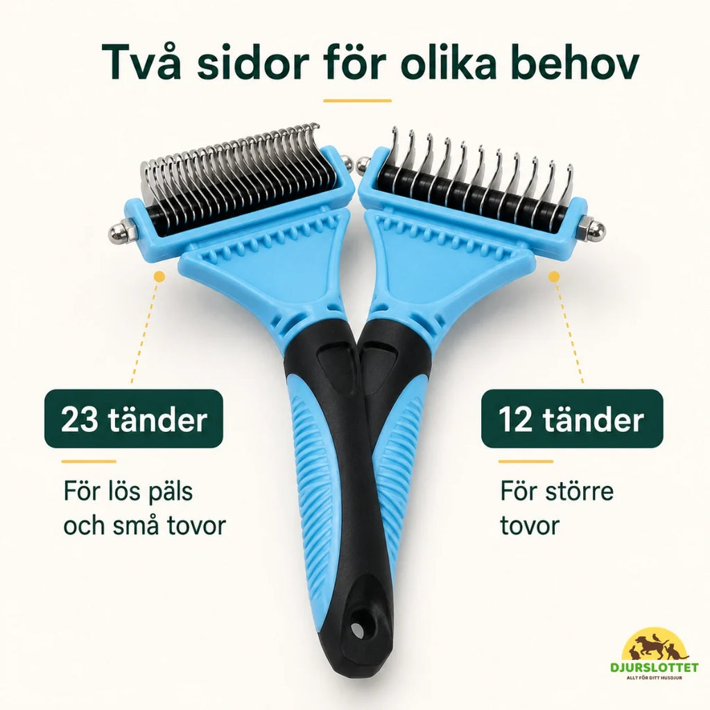 Deshedding Brush two sides - Petifo