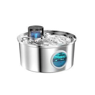 Cordless Stainless Steel Water Fountain - Petifo