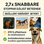 ultrasonic anti-bark device – shows how it stops barking, digging and biting dogs 2.7 times faster than a bark collar.
